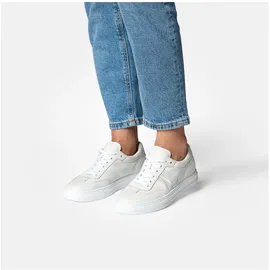 Paul Green Sneaker Damen Glattleder Weiß 39