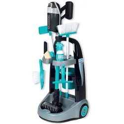 Kinder-Putzwagen »Rowenta Reinigungstrolley«, Staubsauger mit Sound; Made in Europe, 60121219-0 blau