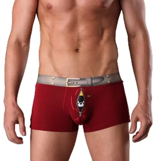 Boxer Herren Mode Herren Unterwäsche Sexy Lustige Cartoon Unterhose Mann Bambus Herren Höschen Shorts U Pouch Bulge Boxer für Herren Geschenk