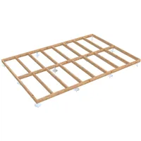 Palmako Fundamentrahmen 450 x 300 x 12 cm Hellbraun tauchgrundiert