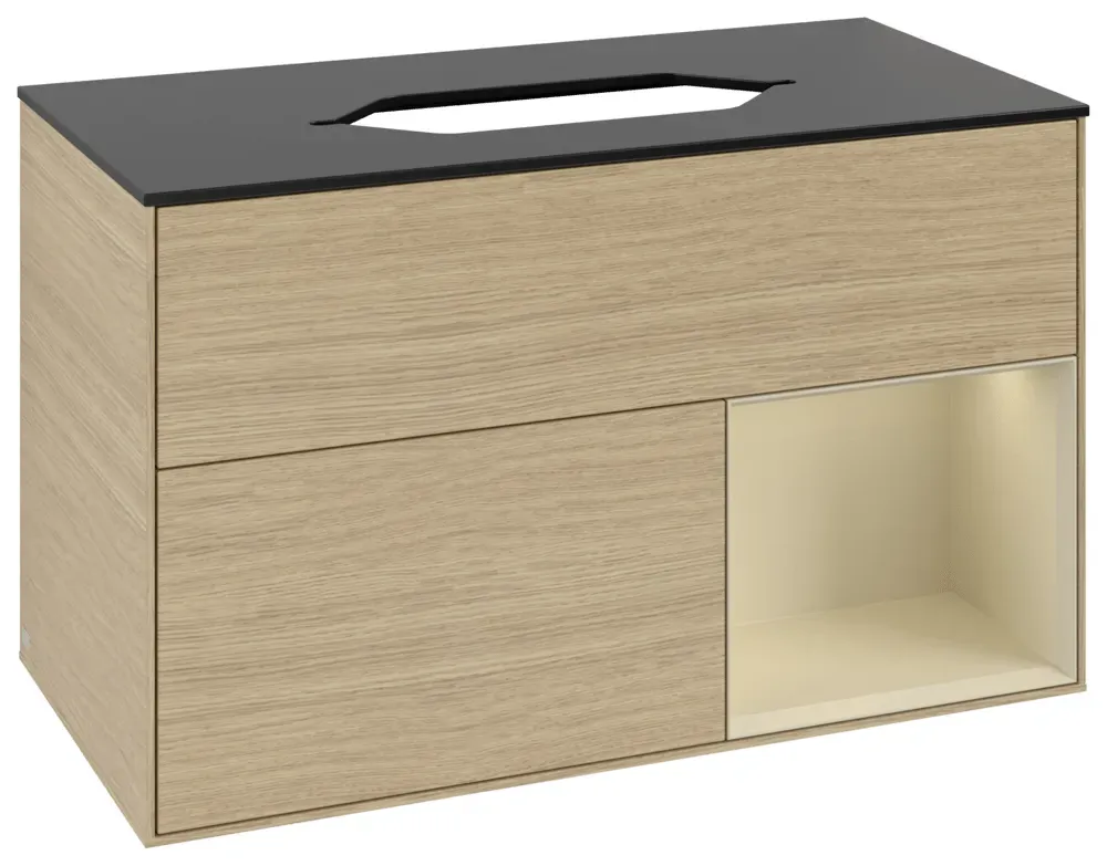 Villeroy & Boch Waschbeckenunterschrank Finion G66 1000x603x501mm m Bel FK/RE/AP: PC/HJ/2 G662HJPC