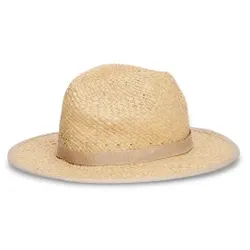 Tommy Hilfiger für Damen. AW0AW17135 Stroh-Fedora-Hut
beige (OSFA), Lässig