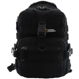 National Geographic Sportrucksack NATIONAL GEOGRAPHIC "Milestone", Gr. B/H/T: 23,75cm, schwarz, Kunstfaser, Rucksäcke, aus recycelten PET-Flaschen