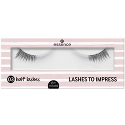 Essence  Accessoires Augen Künstliche Wimpern, um zu beeindrucken - 03 Half Lashes  in Violett, Einheitsgrösse