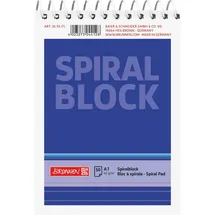 Baier & Schneider BRUNNEN 1055171 Spiralnotizblock A7 50 Blatt
