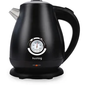 huslog Retro Wasserkocher 1,7 l Schwarz