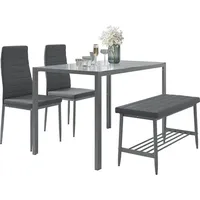Vicco Vicco, Esstisch-Set Grand, 120 x 70 cm 4-teiliges