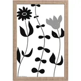 WALTHER+ DESIGN Bilderrahmen Liv Holz Grau 30x40 cm 1 St.