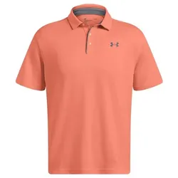Under Armour Tech Polo flare orange -pitch gray pitch gray S