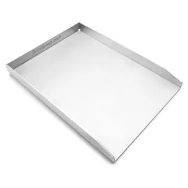 Grillrost.com Das Original Grillplatte 40 x 30 cm Edelstahl silber
