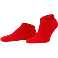 Falke Unisex Sneakersocken Cool Kick SN weich atmungsaktiv schnelltrocknend kurz einfarbig 1 Paar, Rot 39-41