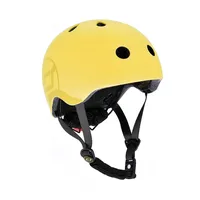 Scoot & Ride Kinder Fahrradhelm, Lemon, 51 bis 55cm