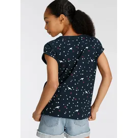 KangaROOS T-Shirt "Allover-Muster", Mädchen, Gr.