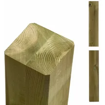 Plus Zaunpfosten 9 x 208 cm Natur/Holz