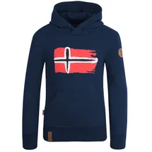 TROLLKIDS Trondheim Kapuzenpullover - Navy - 98 cm