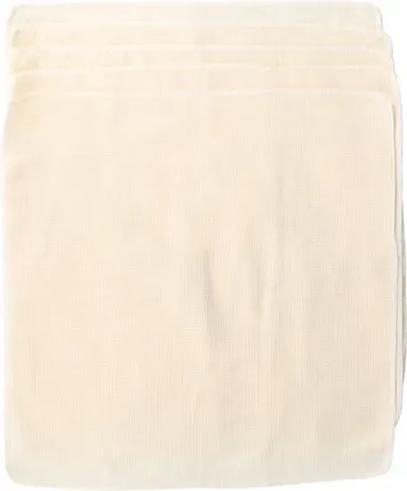 BJ Verschlüsseltes quadratisches Dampftuch – 40 x 40 cm, 5 Stück