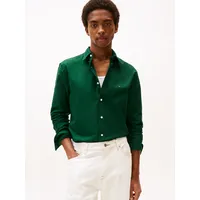 Tommy Hilfiger Langarmhemd TOMMY HILFIGER "SOLID HERITAGE OXFORD Regular