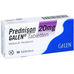 Prednison 20 mg GALEN Tabletten 10 St