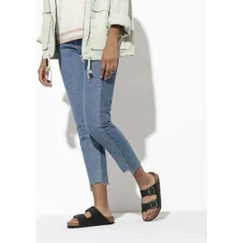 Birkenstock Arizona Nubukleder geölt schmal schwarz 37