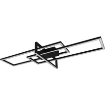 MY HOME LED Deckenleuchte "Alica", schwarz, 1, H: 11,5cm, 1 Stk., Leuchten, Deckenlampe mit Switch Dimmer, LED Deckenleuchte