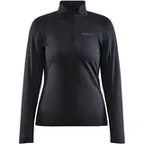 Craft Core Gain Midlayer 1/2-Zip Langarmshirt Damen 999000 black XXL