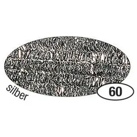 Folia Chenilledraht Pfeifenputzer silber 10 Stück