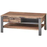 Innostyle Couchtisch Holzwerkstoff Used Style Dark 110x45x65 cm - Used Style Dark