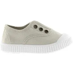 Victoria  kinderschuhe Unisex-Canvas-Sneaker  106627 English Elastic  in Weiss, 21