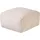 Beliani Pouf Cord 50 x 30 x 50 cm Beige