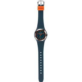 Sinar XB-48-12 40 mm Silikongehäuse Blau Silikonarmband Orange