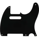 Fender 50s Era Tele Pickguard 5 Loch Vintage Style Mount - Schwarz (Bakelite)
