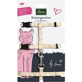 Hunter By Laura Cat harness with line - Beige