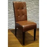 Lederstühle Braunes Echtleder mit Ziernaht Stuhl Echt Leder Stühle Esszimmer