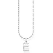 Thomas Sabo Buchstabenkette E Silber/Weiß