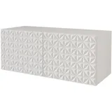 altdecor VIRA Lowboard 100 cm x 40 cm x 40 cm Weiß Holz