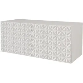 altdecor VIRA Lowboard 100 cm x 40 cm x 40 cm Weiß Holz