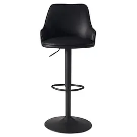 Wohnling Barhocker WL7.009 schwarz Kunstleder, 1 St.