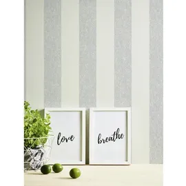 A.S. Création Vliestapete Streifen Hellgrau