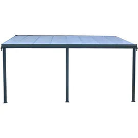 Floraworld Terrassenüberdachung II 496 x 303 cm anthrazit