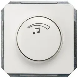 Siemens 5TG4801 DELTA profil Lautstärkeregler titanweiß, mono 3W, 27 Ohm