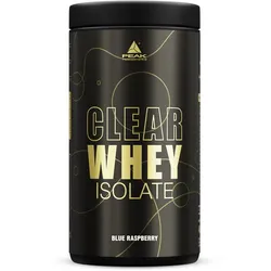 PEAK Clear Whey Isolate - 450g - Geschmack Blue Raspberry I 15 Portionen I hochwertiges Protein I klare Konsistenz I fruchtiger, erfrischender Geschmack I fettfrei, zuckerfrei