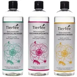 Tierfee Ökologisches Reinigungsset Universalreiniger + Geschirrspülmittel + Bodenreiniger 3x500 ml