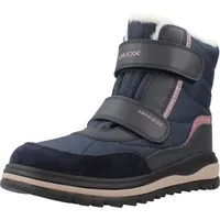 GEOX J ADELHIDE Girl B AB Ankle Boot, Navy, 35 EU