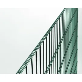 GAH Alberts Doppelstabmattenzaun 400 x 180 cm Grün/Stahl