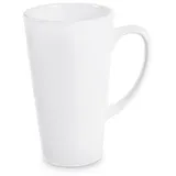 PlottPrint Konische Keramik-Tasse LATTE 17oz Sublimation Rohling Fototasse Tasse, Becher Sublimationsdruck Mug - Spülmaschinengeeignet Mikrowellenfest - PREMIUM-QUALITÄT