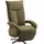 sit&more TV-Sessel Amica Kunstleder 74 x 112 x 82 cm Grün mit Kopfteilverstellung & Drehfunktion