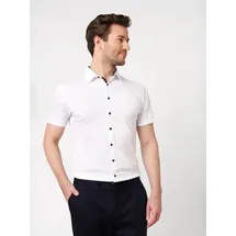 Desoto Kurzarmhemd Casual Kent Weiß XXL