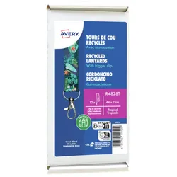 Avery Zweckform Avery R4828T, Namensschild-Halterung, Stoff, Mehrfarbig, 44 cm,