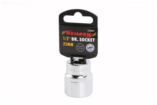 25 mm - Stecknuss Chrom-Vanadium Super Lock für 1/2
