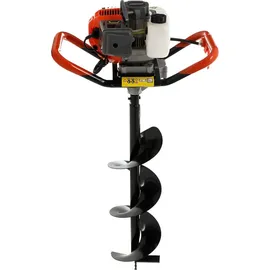 KRAFT&DELE | Erdlochbohrer, mit 4.41 kW, 8000rpm, Motor ohne Bohrkrone, Benzinmotor, Erdbohrer, Pfahlbohrer Motorerdbohrer, für saubere Bohrungen